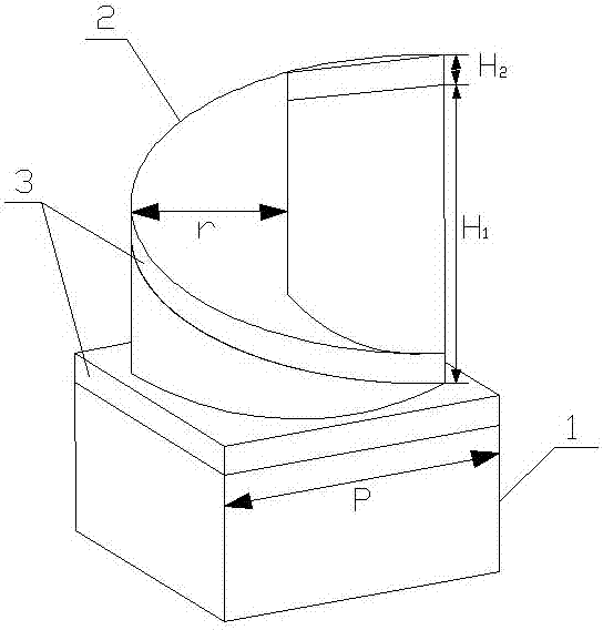 Sub-wavelength three-dimensional spiral circular polarizing filter and manufacturing method thereof