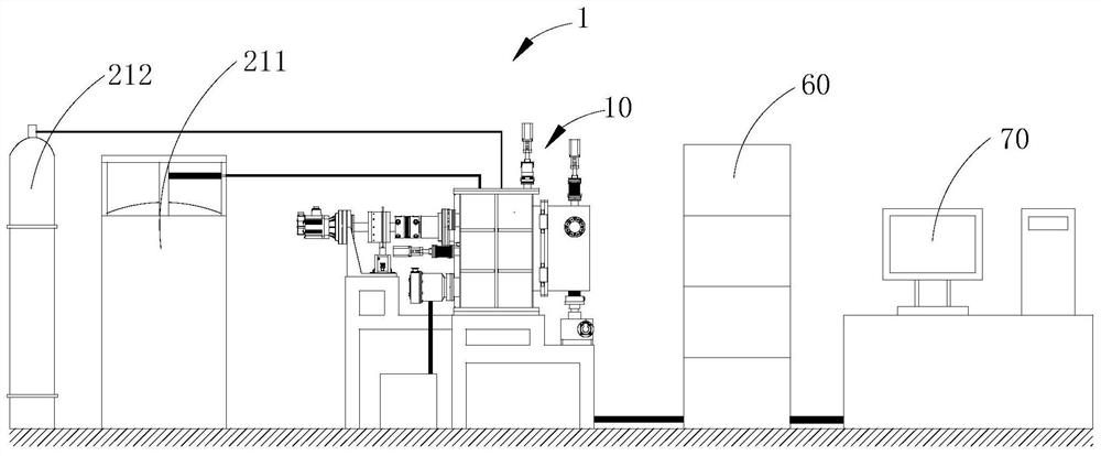 Low temperature and large temperature variable joint bearing test platform and motion and load simulation system