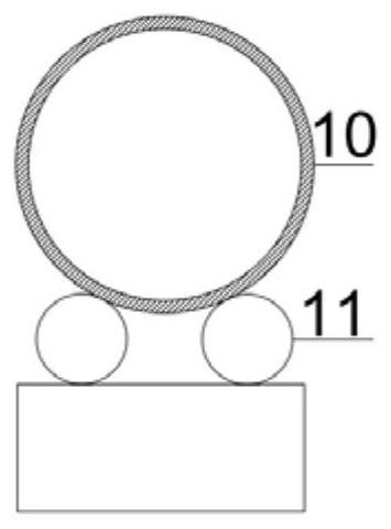 Device for reducing ignition loss rate of incineration residues of hazardous waste incineration rotary kiln