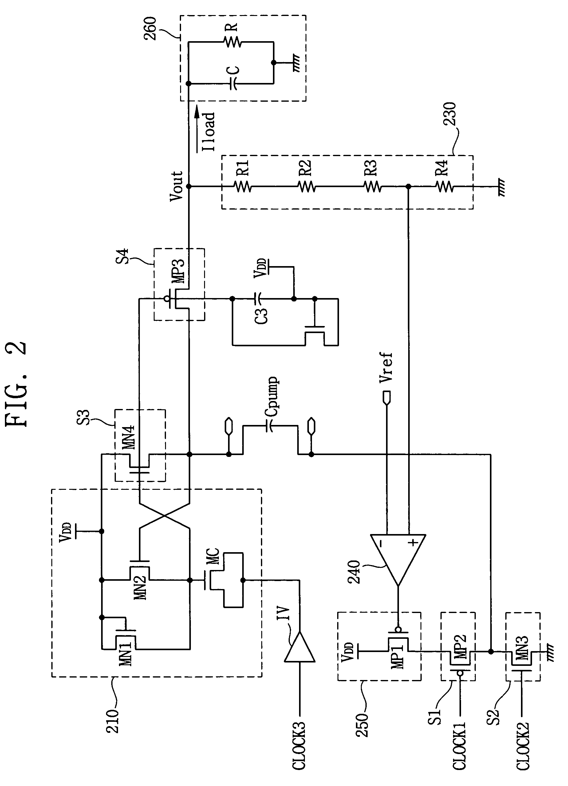 Apparatus for controlling a boosted voltage and method of controlling a boosted voltage