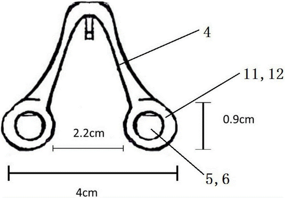 A surgical double-barrel locator