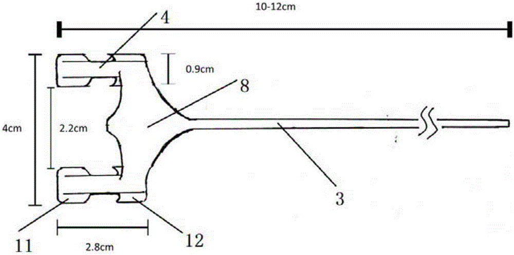 A surgical double-barrel locator