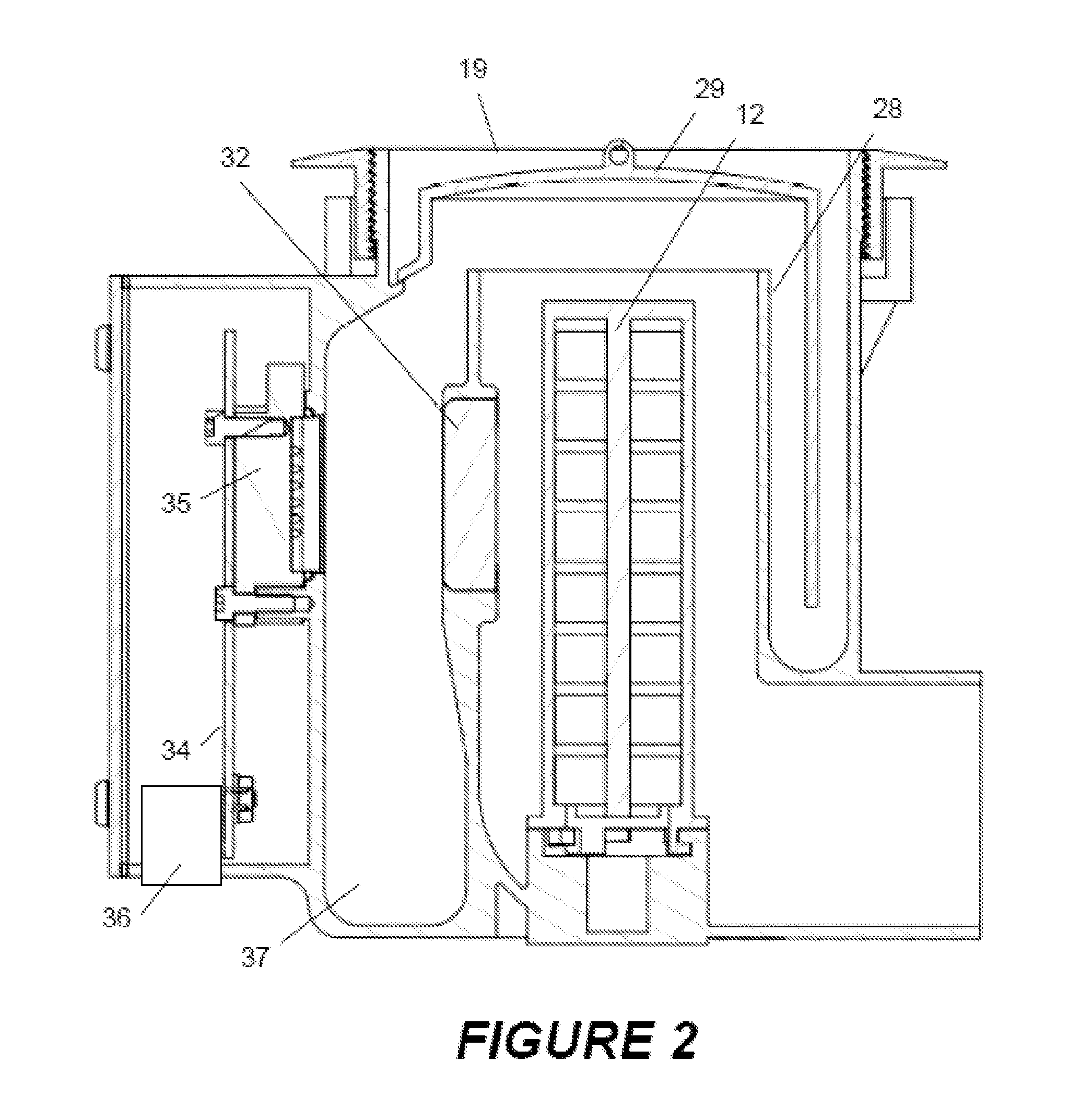 Domestic water recycling apparatus and fluid contamination detection system therefor