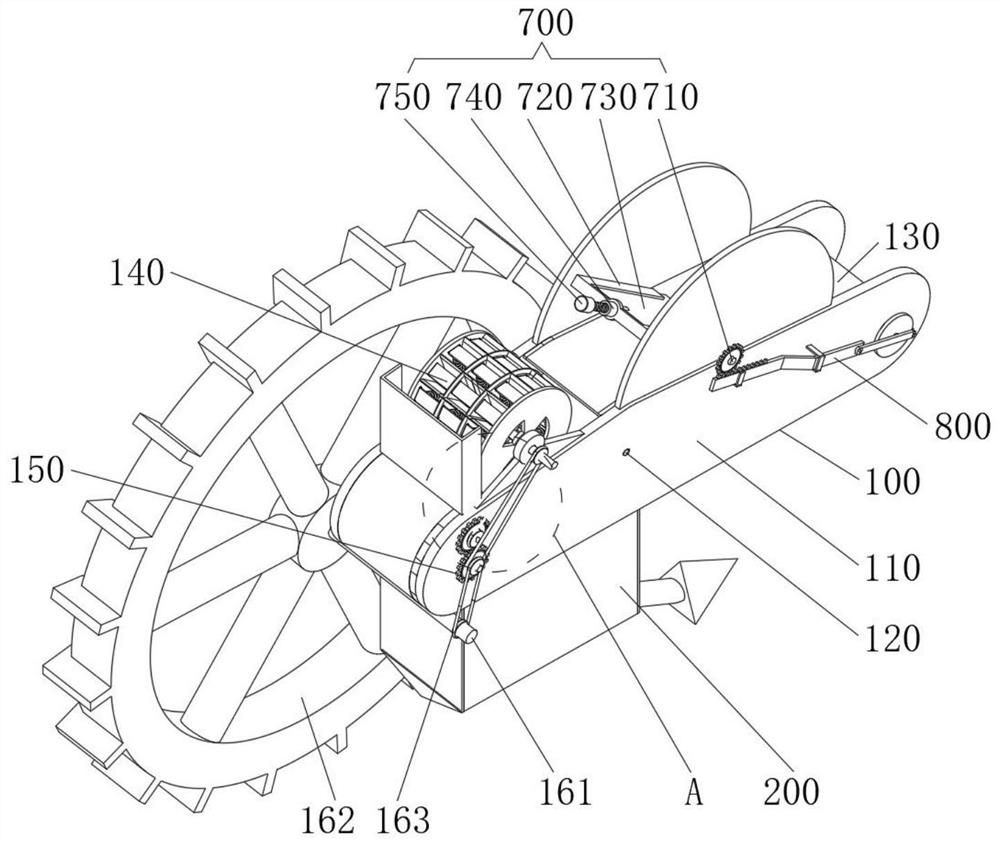 Potato planting device with dicing processing mechanism for agricultural production