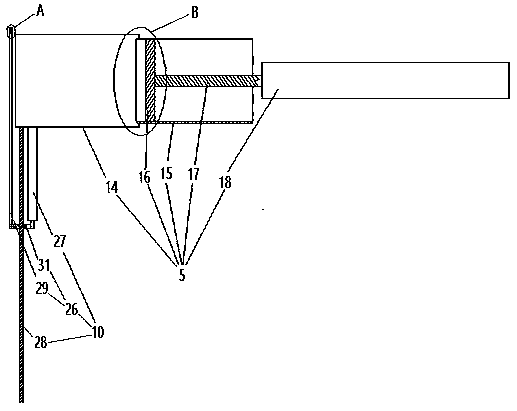 Reciprocating and sectioning type peeling and sectioning device of strip-shaped Chinese medicinal materials