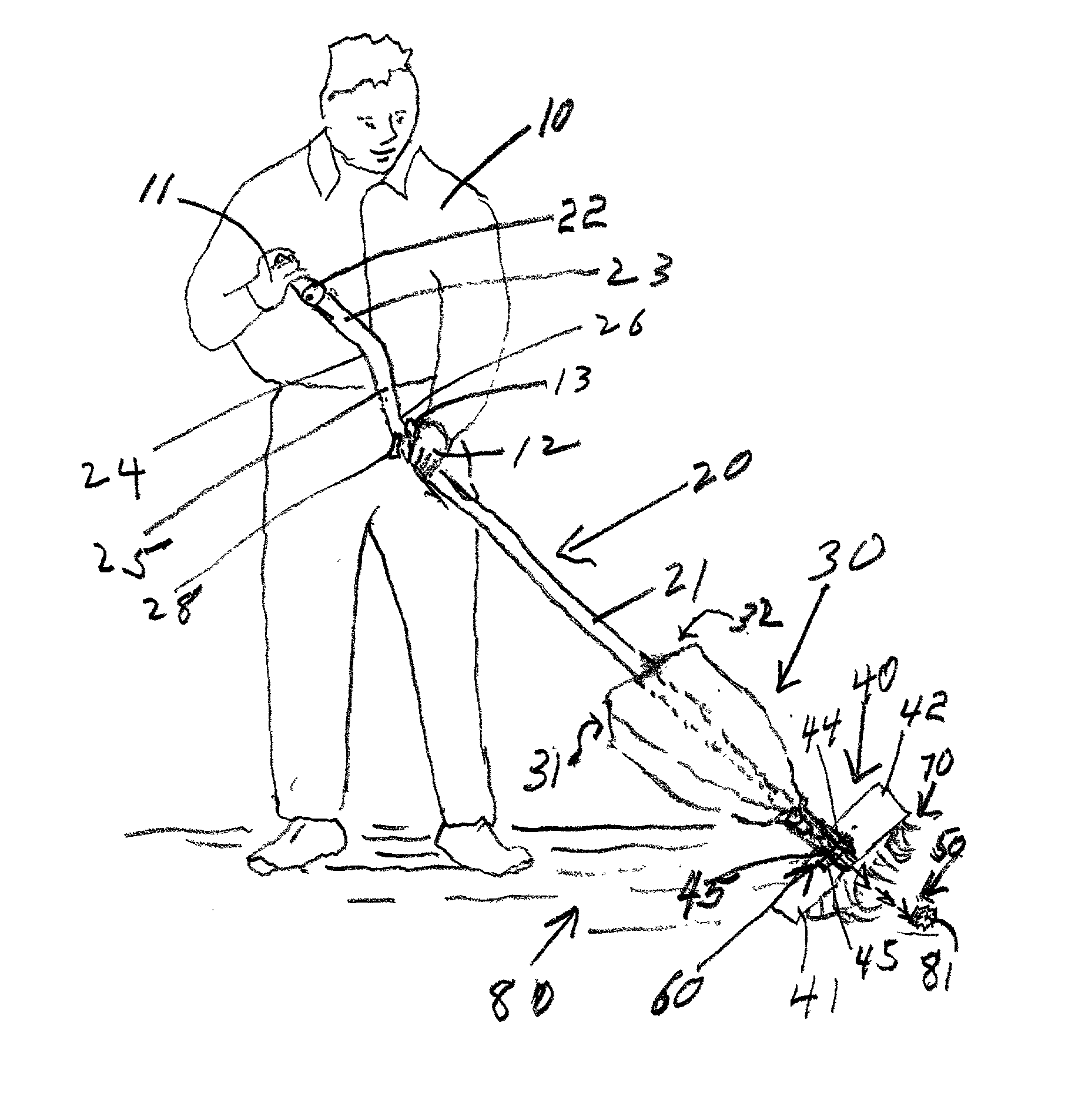 Egronomic sprayer mop and method