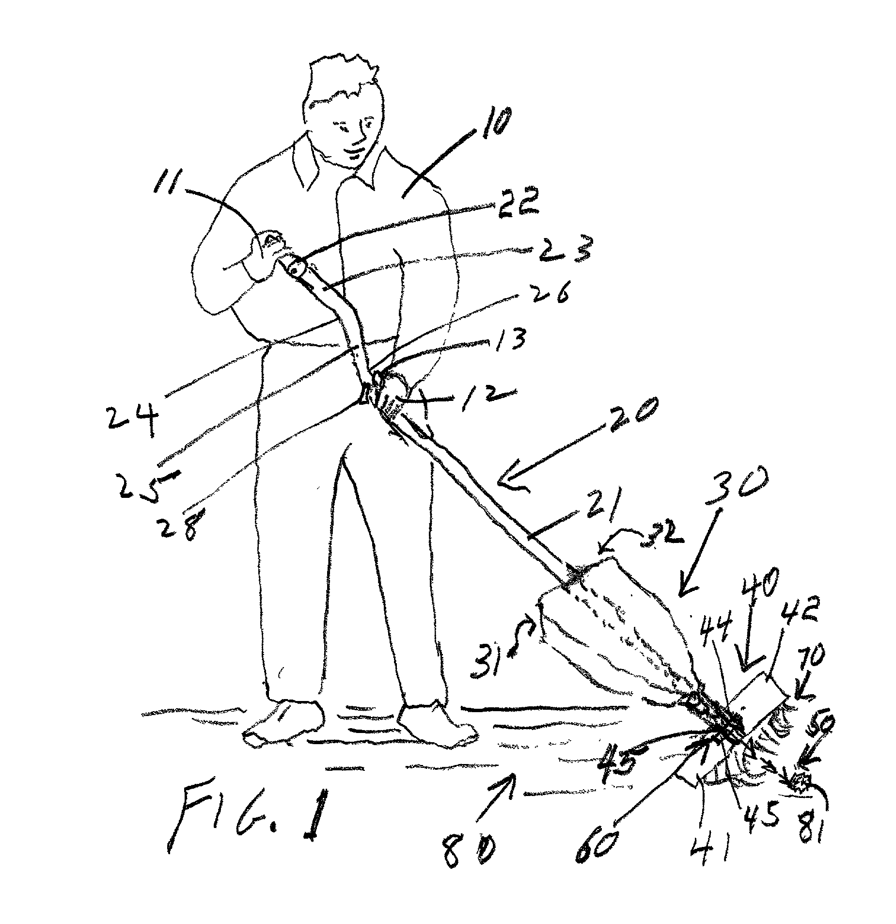 Egronomic sprayer mop and method