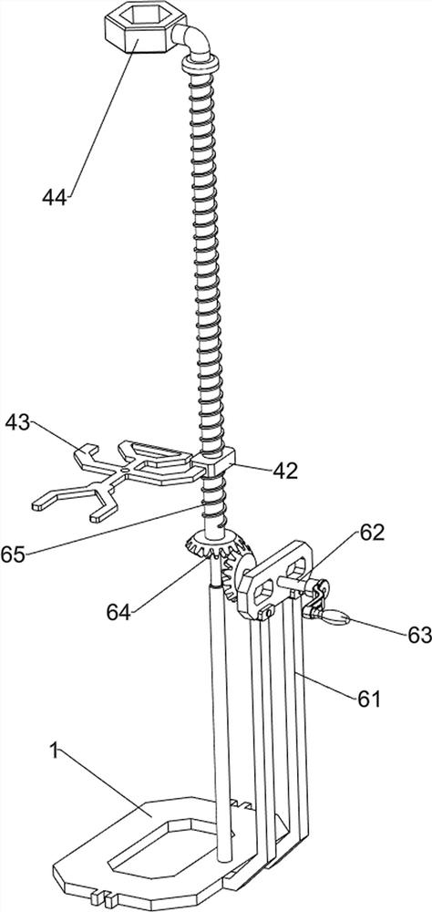 Liftable operation hook for hepatobiliary surgery department