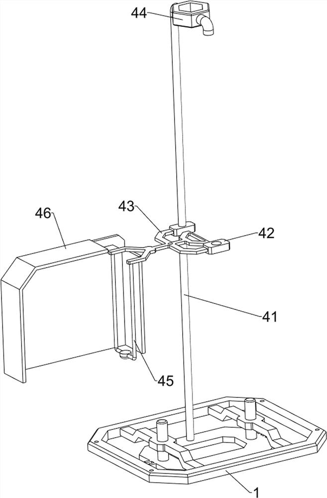 Liftable operation hook for hepatobiliary surgery department