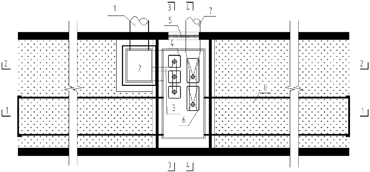 Regulation and storage structure for sponge city road construction