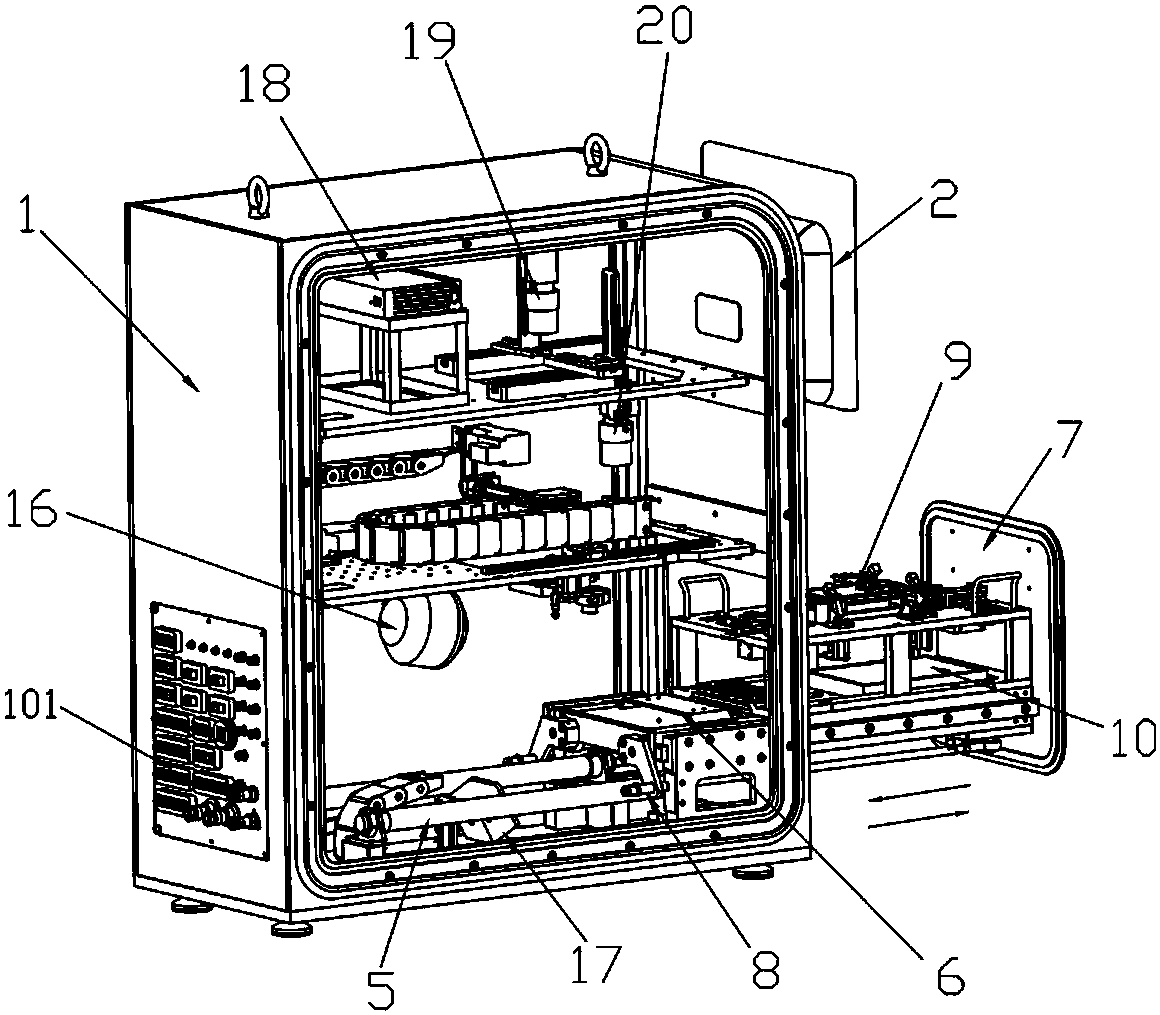 Smart phone test equipment and test method thereof