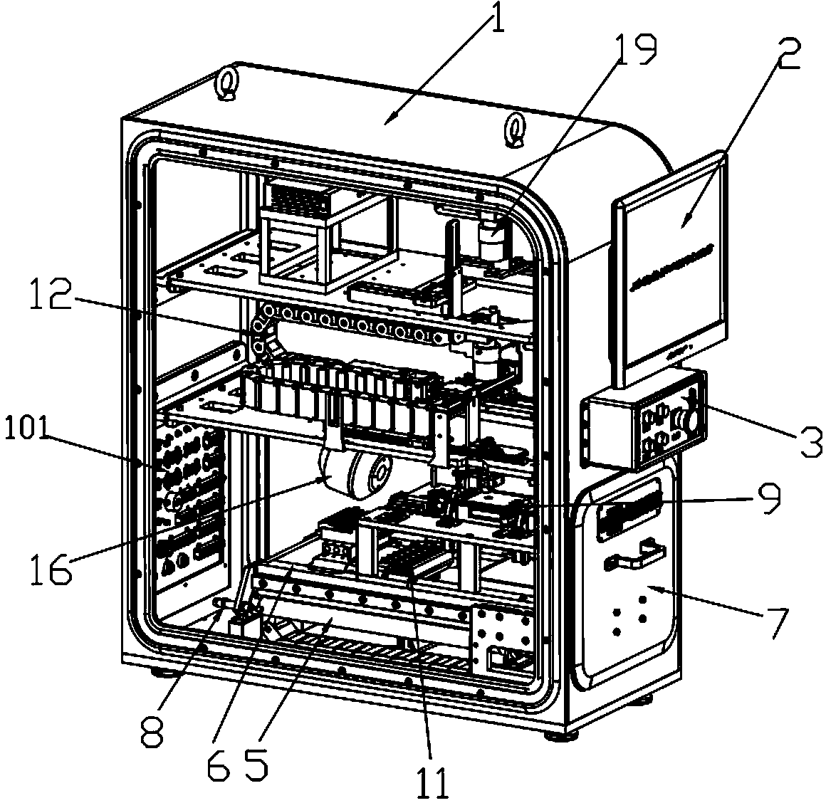 Smart phone test equipment and test method thereof