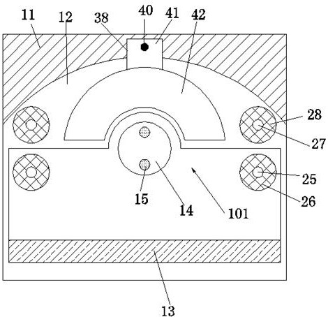 A quick rewinding device for a fire hose