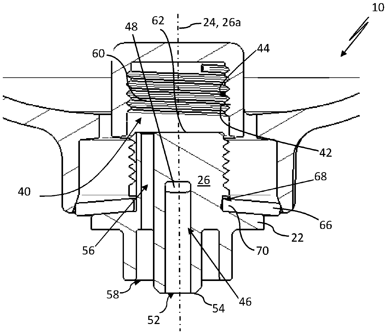 Drainage system for fluid filter