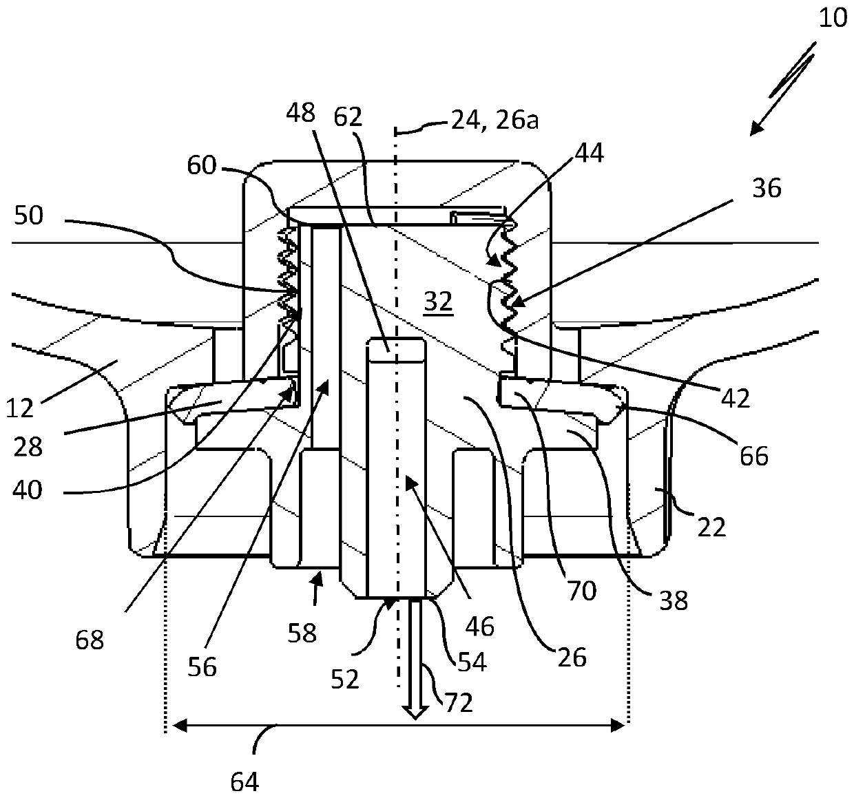 Drainage system for fluid filter