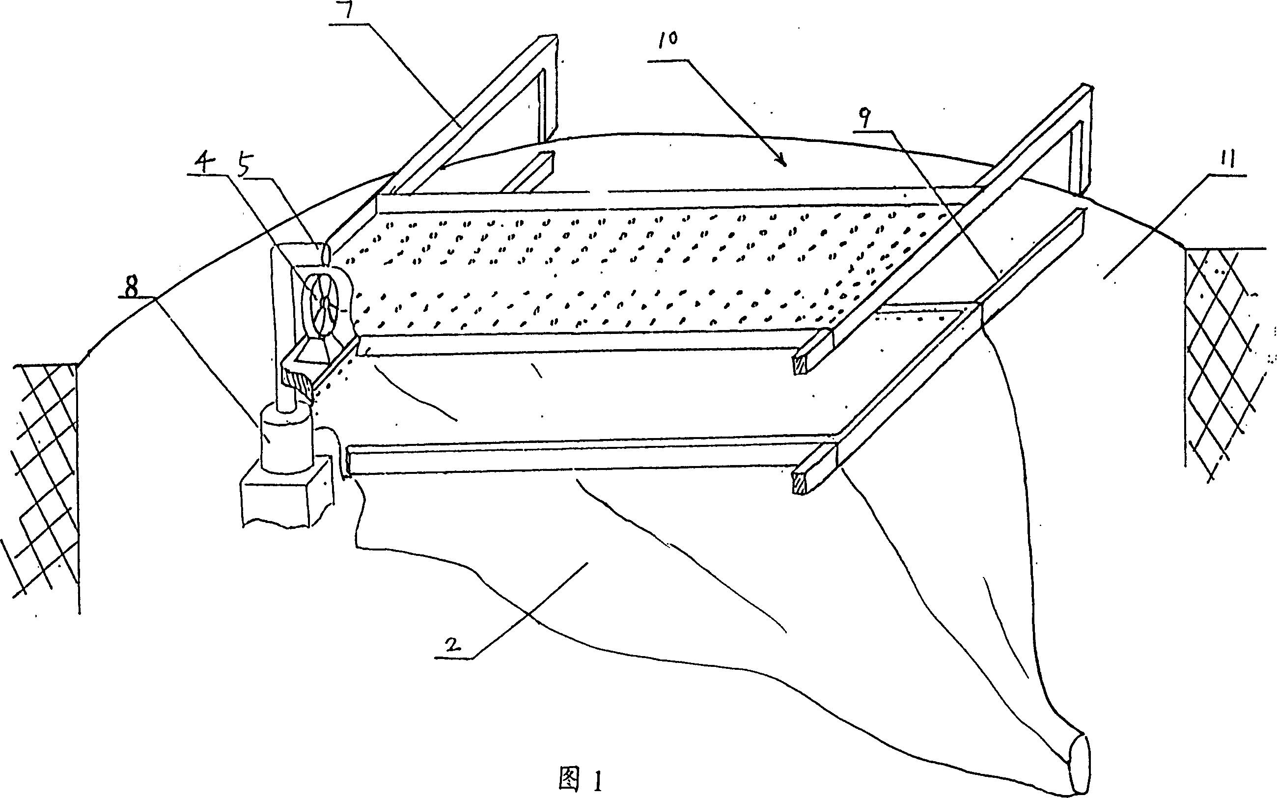 Energy-saving oxygenation system in sewage treatment