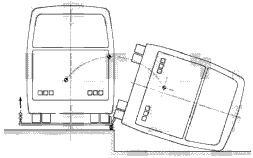 Side wall vertical pillar structure of variable-cross-section passenger car