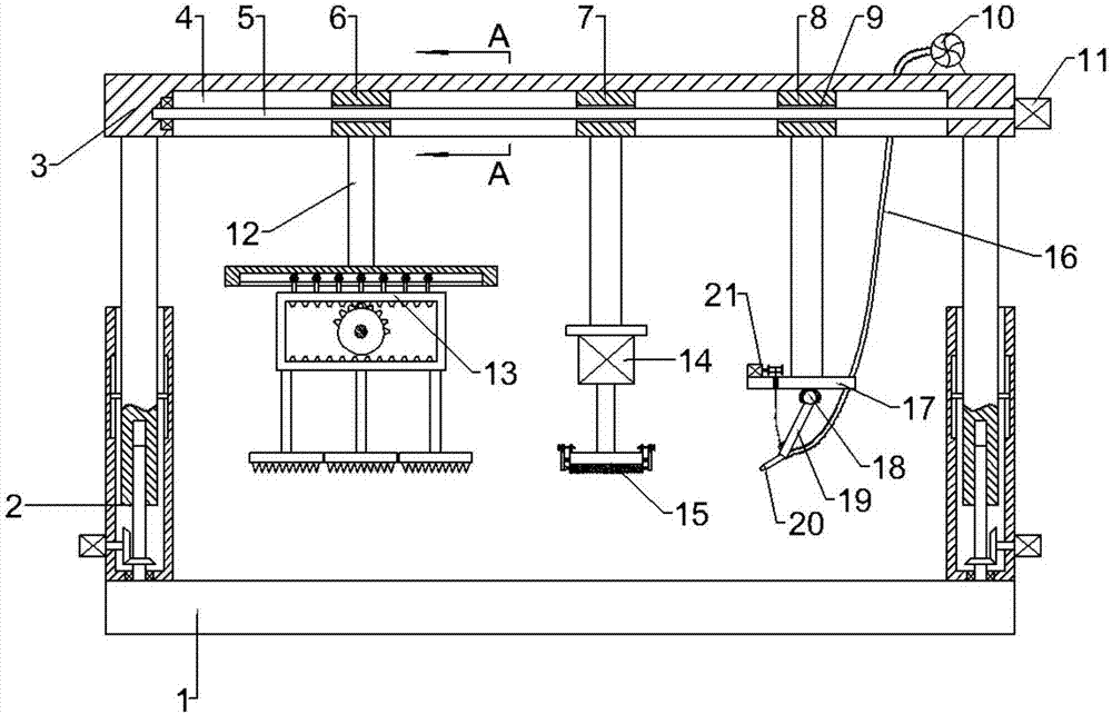 Building artificial stone block integrated machining equipment with reciprocating grinding function