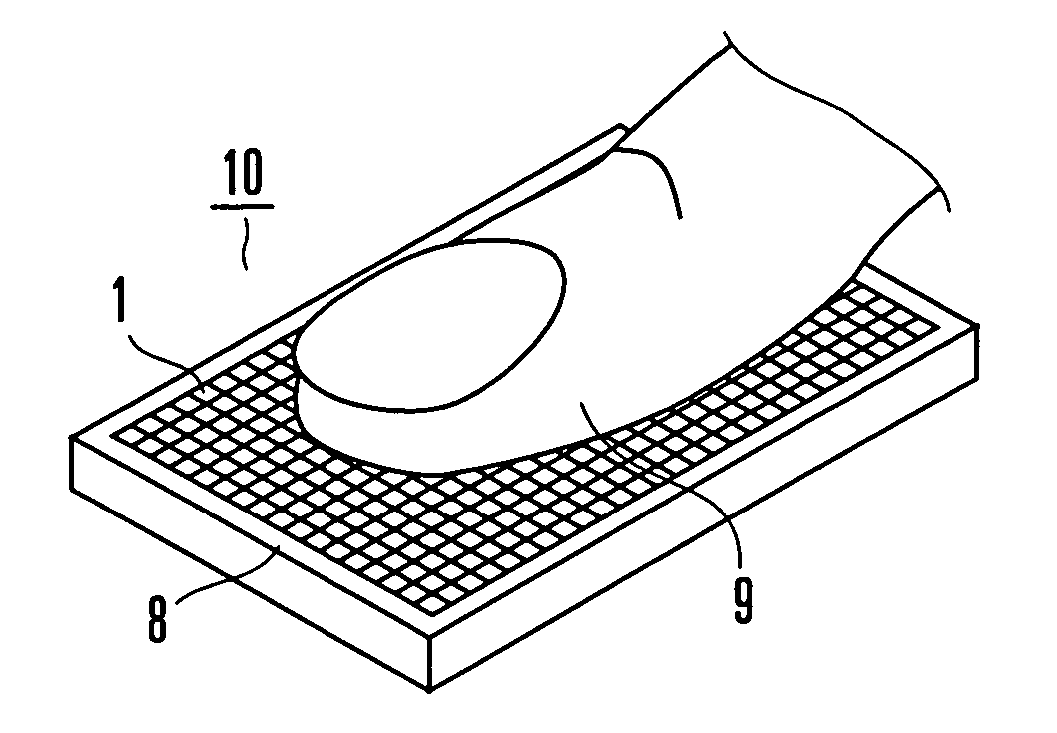 Surface shape recognition sensor