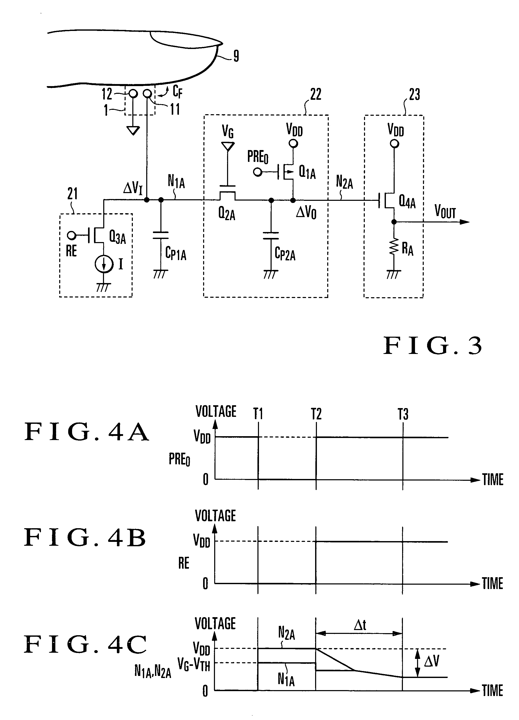 Surface shape recognition sensor