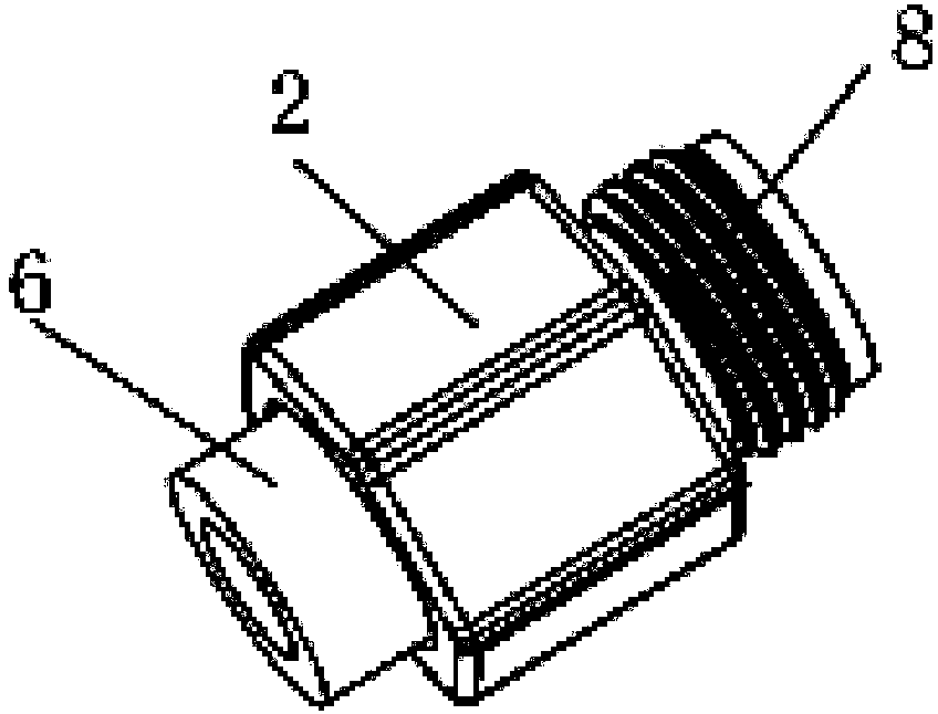 Universal joint for internal threads and external threads, pipeline, method and closestool