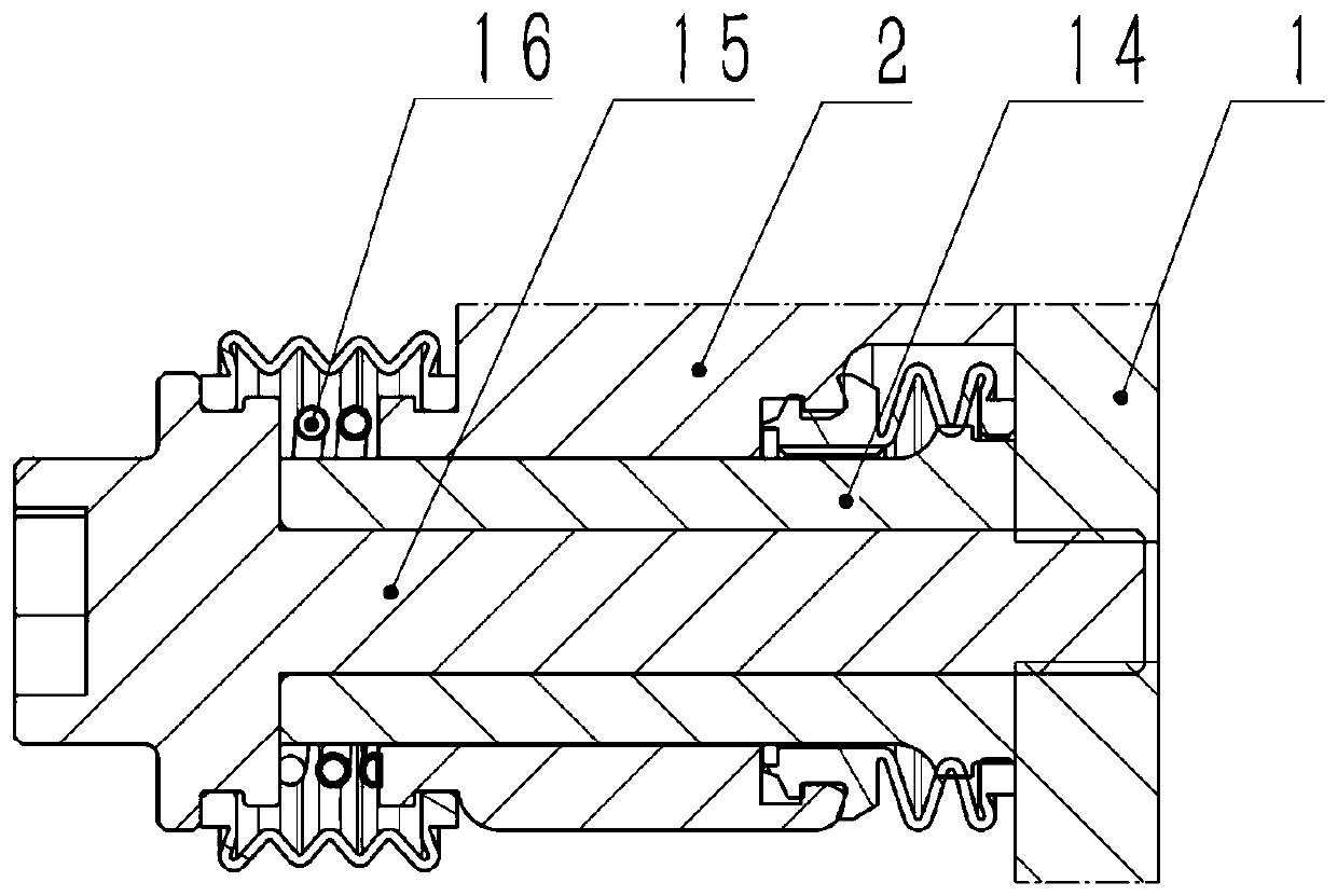 Electronic parking braking caliper special for parking braking