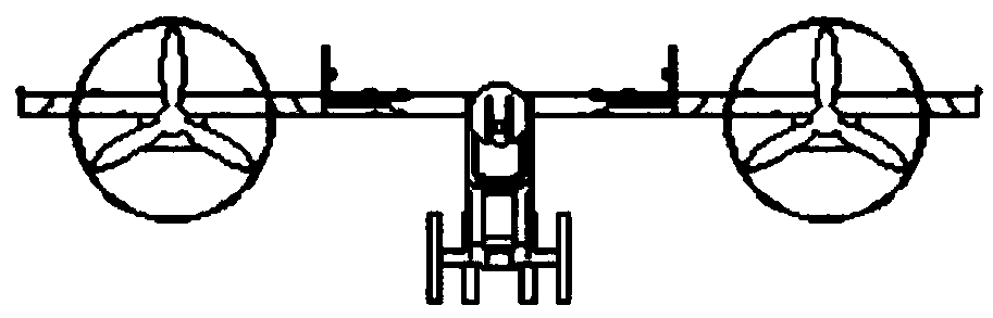 Non-rearward thrust composite wing aircraft with a duct fan composite auxiliary wing and an additional wing