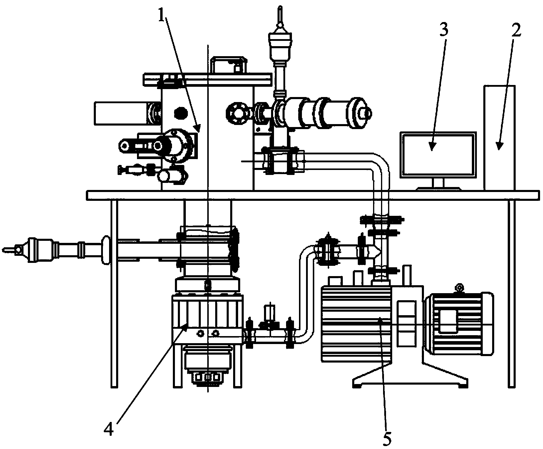 Device and method for preparing combined film material warehouse