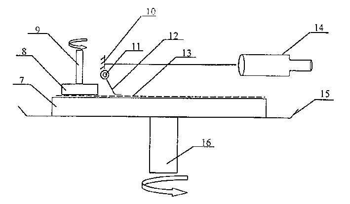 Measurer for thickness of float polished liquid film