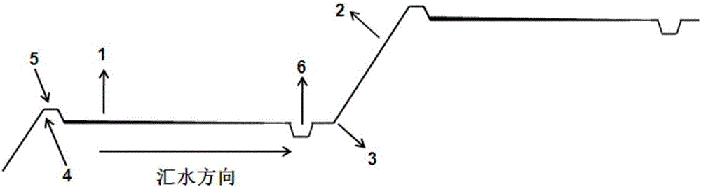 Method for reducing outward output of pollutants from ionic type rare earth ore mining site