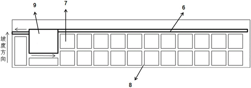 Method for reducing outward output of pollutants from ionic type rare earth ore mining site