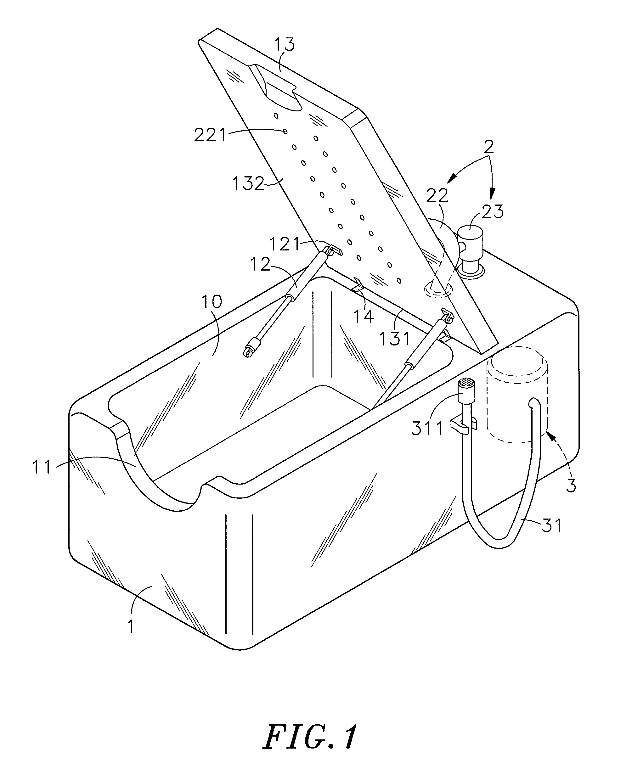 Pet bathtub