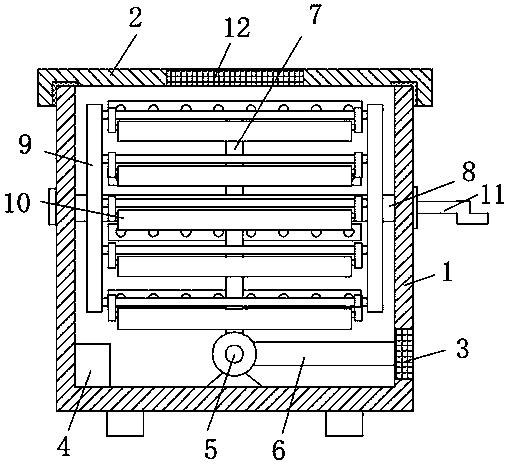 Material damp-proof storage device