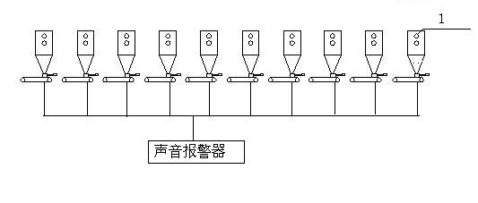 Emergency accident linkage alarm device