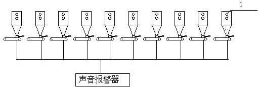 Emergency accident linkage alarm device