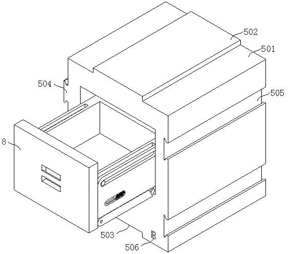 Portable sample display device and use method thereof