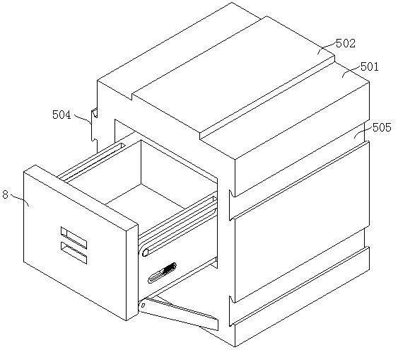 Portable sample display device and use method thereof