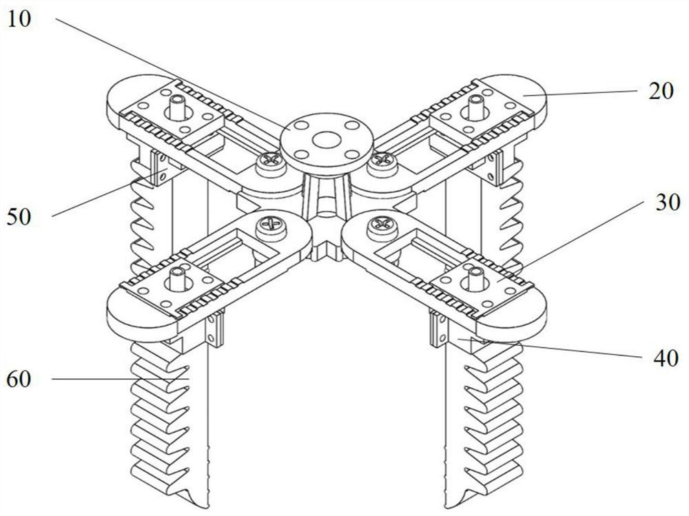 Pneumatic soft gripper with adjustable form