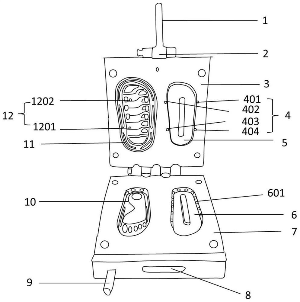 Shifting injection mold and use method thereof