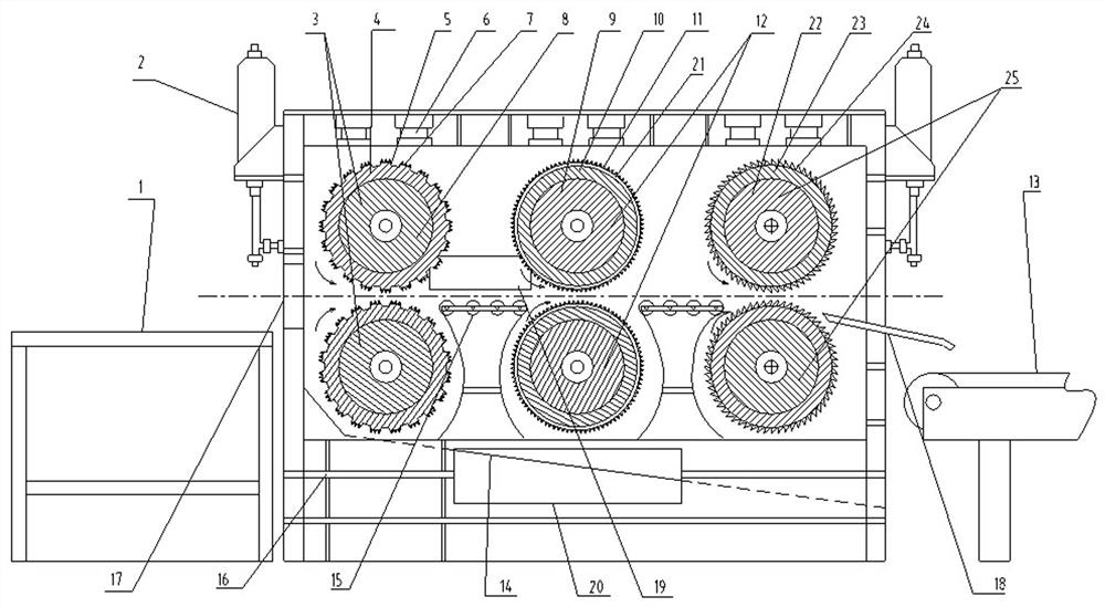 A special rolling device for eucommia bark