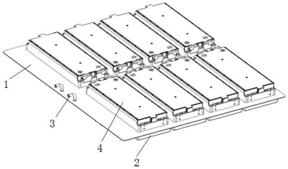 Battery liquid cooling plate assembly, battery assembly and vehicle