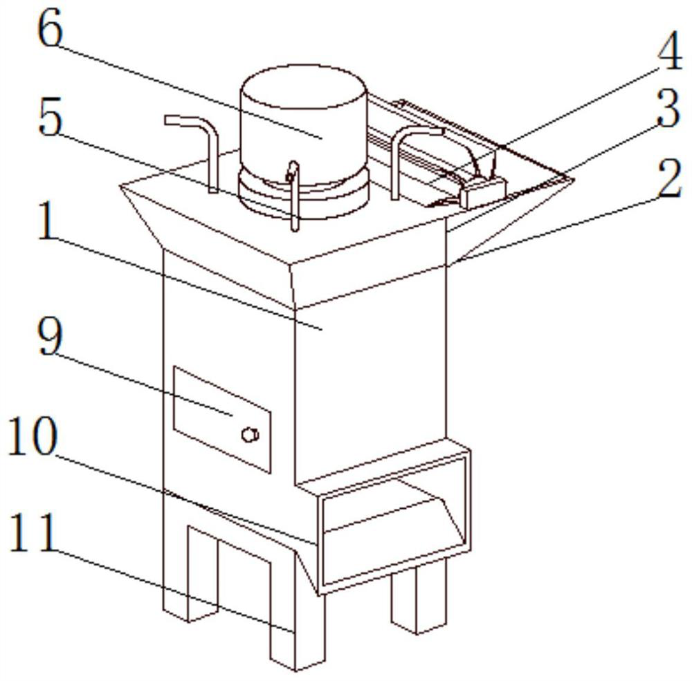 Device for preparing organic fertilizer from sludge