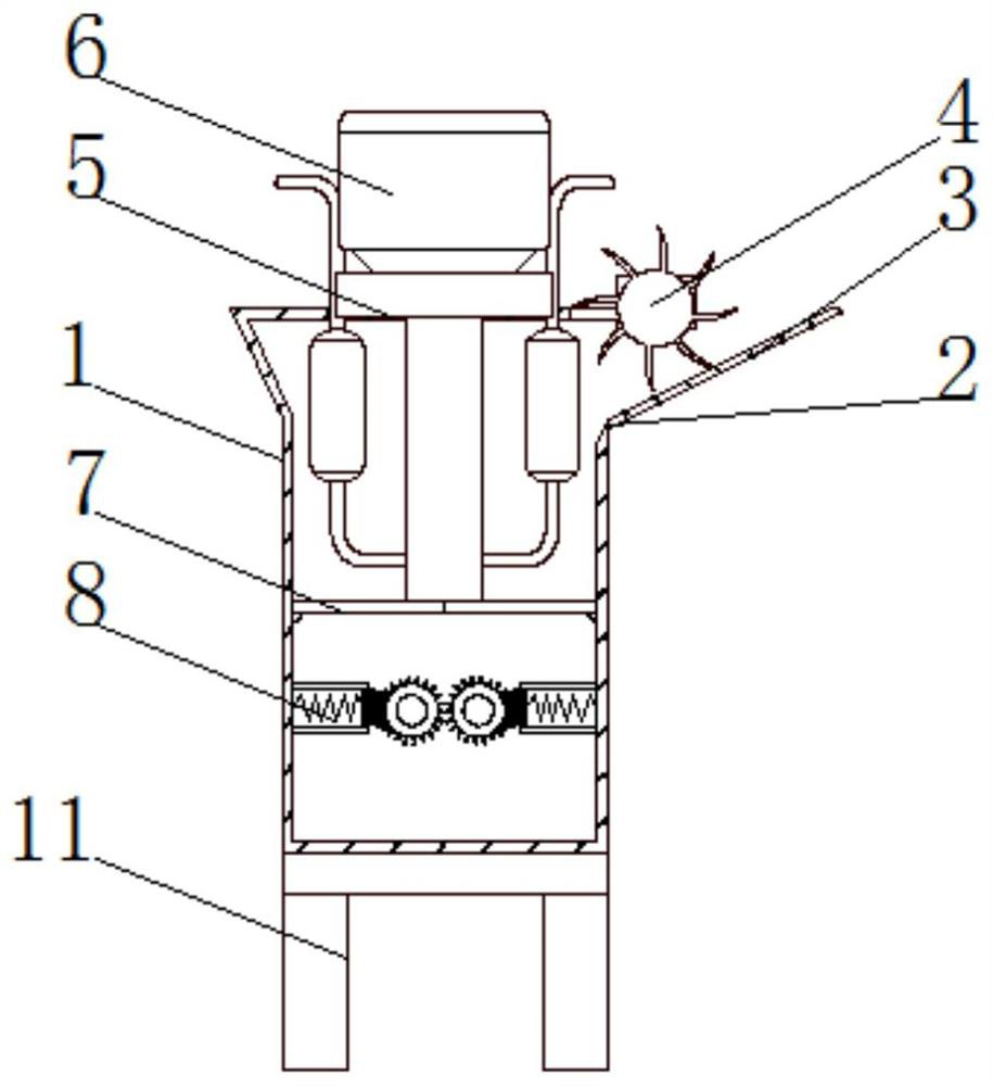 Device for preparing organic fertilizer from sludge