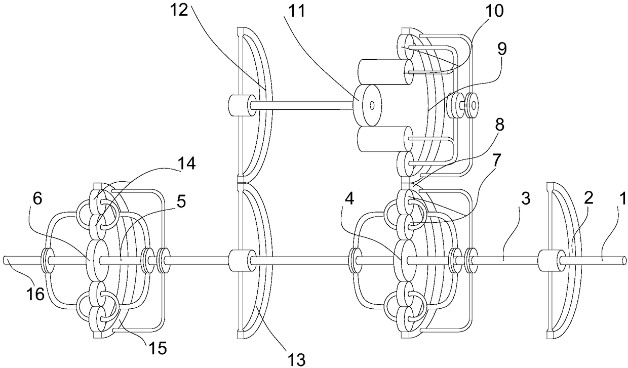 Composite power transmission device