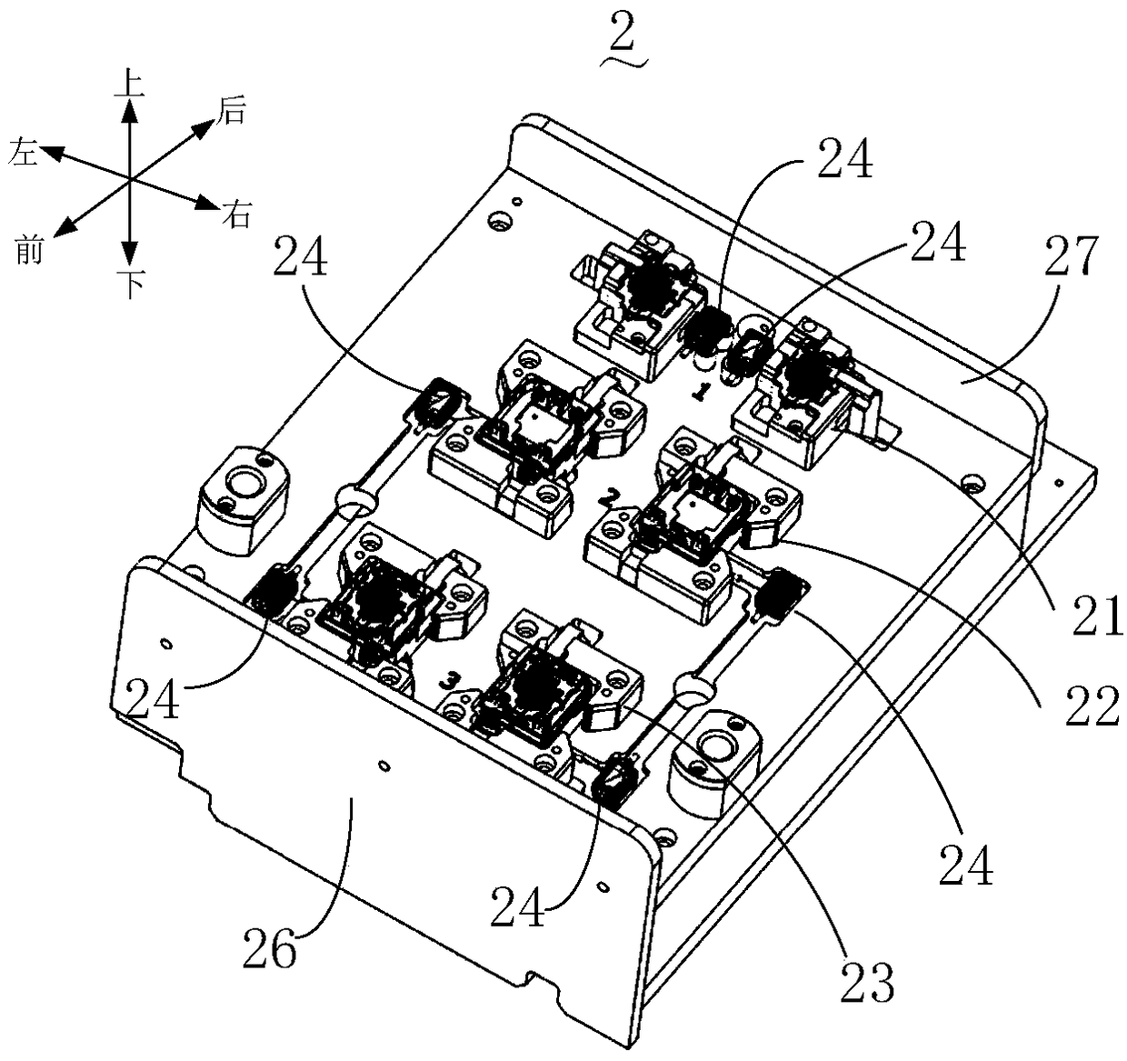 Automobile control panel assembly equipment and control method thereof