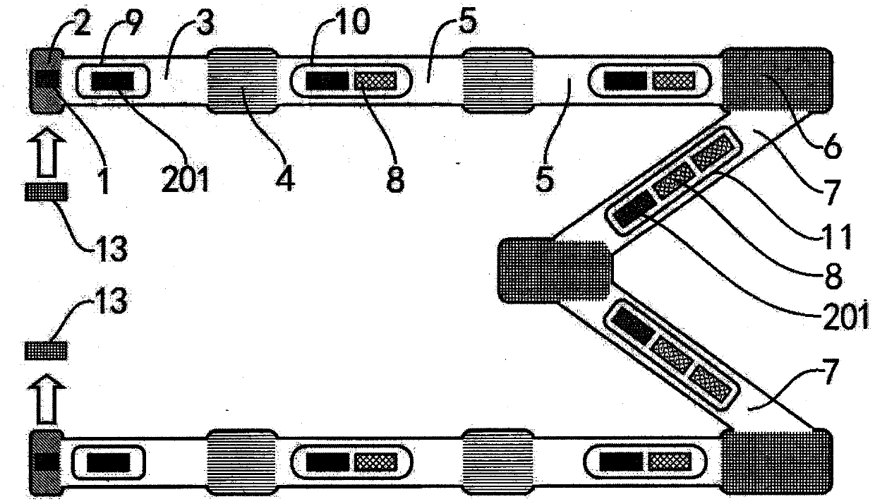 Intercity fixed-channel intelligent logistics system