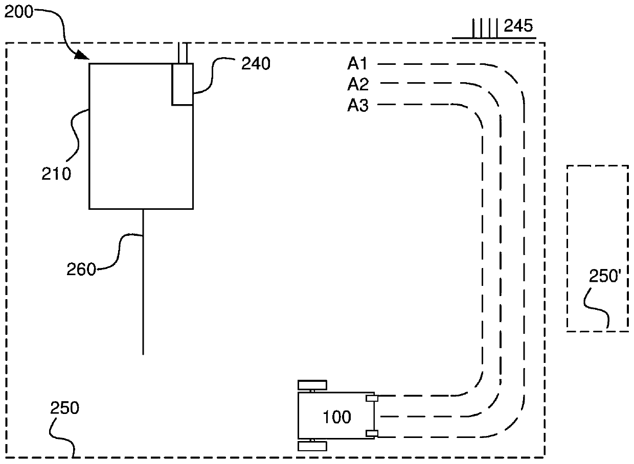 Improved reduction of wheel tracks for robotic lawnmower