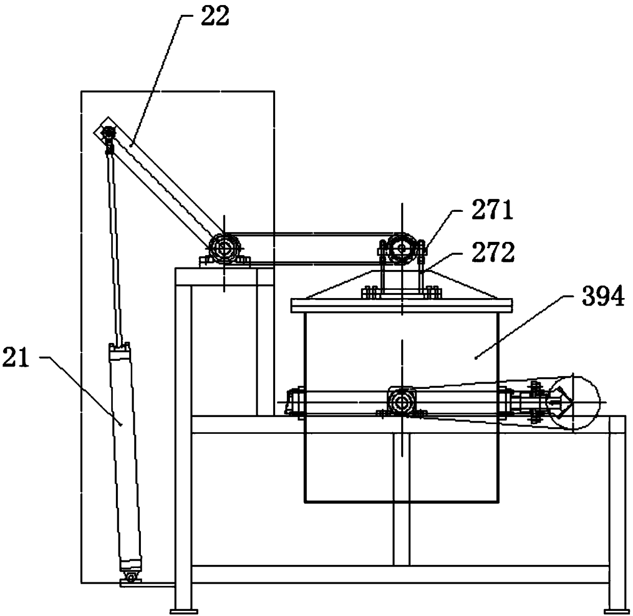 Automatic slurry shaking machine and method for manufacturing artwork by adopting automatic slurry shaking machine