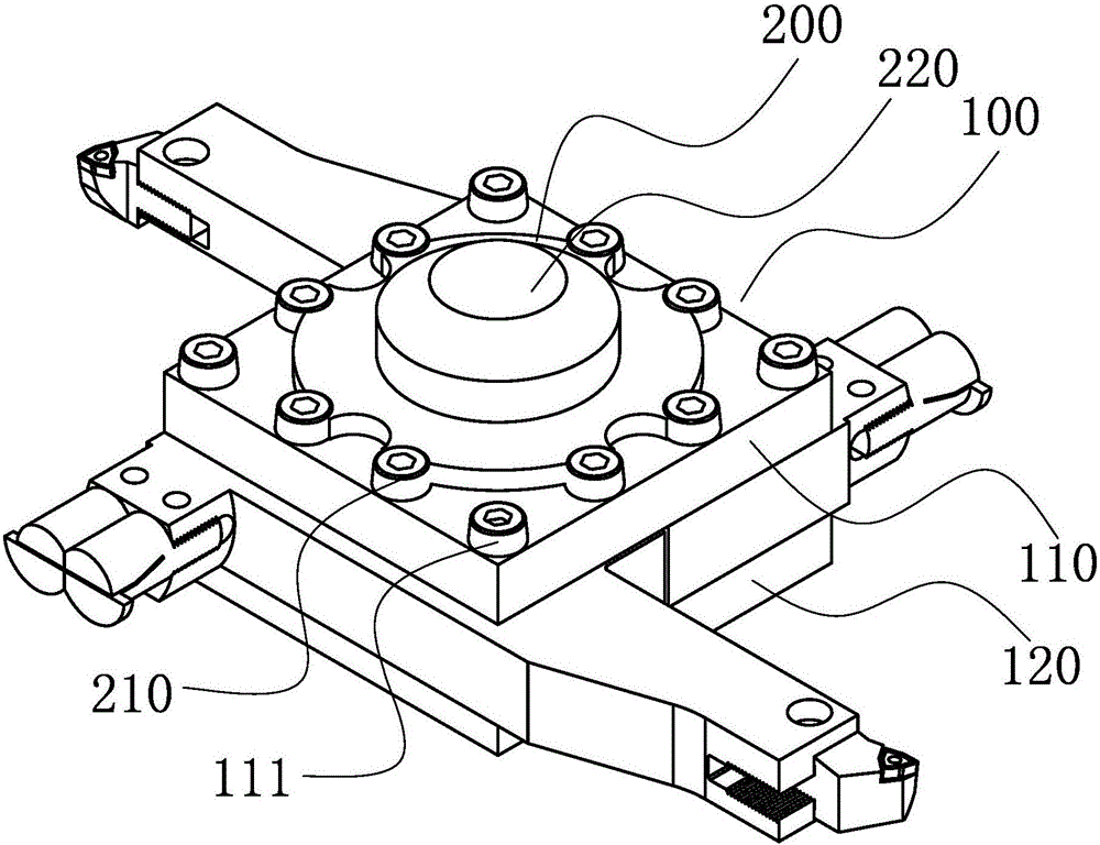 Cutter bar device of multi-functional digital controlled lathe