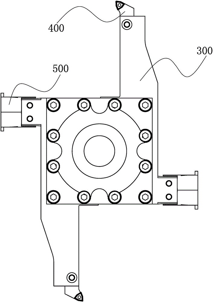 Cutter bar device of multi-functional digital controlled lathe